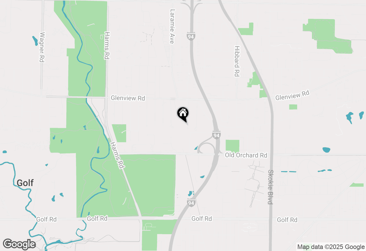 Map of 29 Dale Street, Glenview, IL 60025