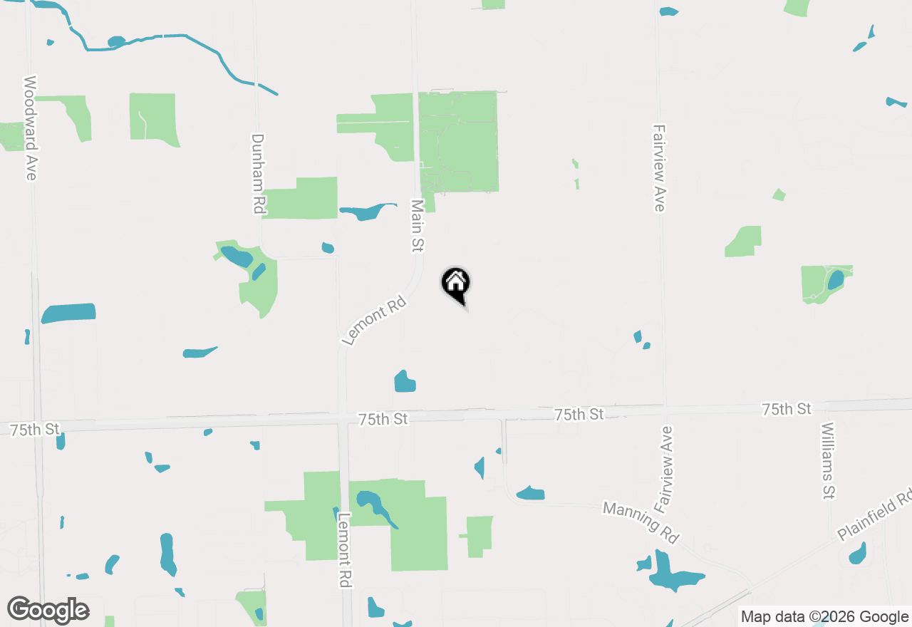 Map of 7221 Webster Street, Downers Grove, IL 60516