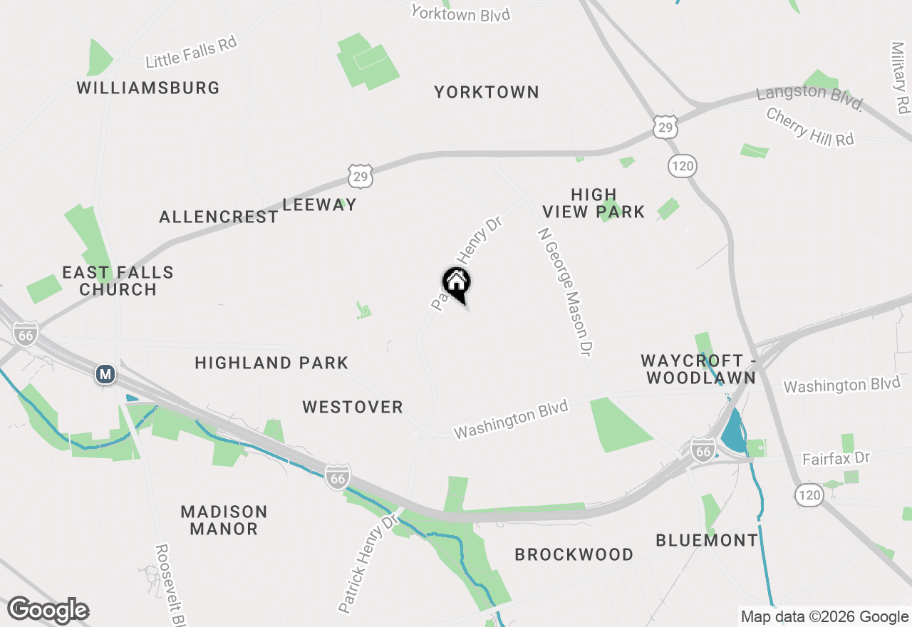 Map of 5542 18th Road N, Arlington, VA 22205