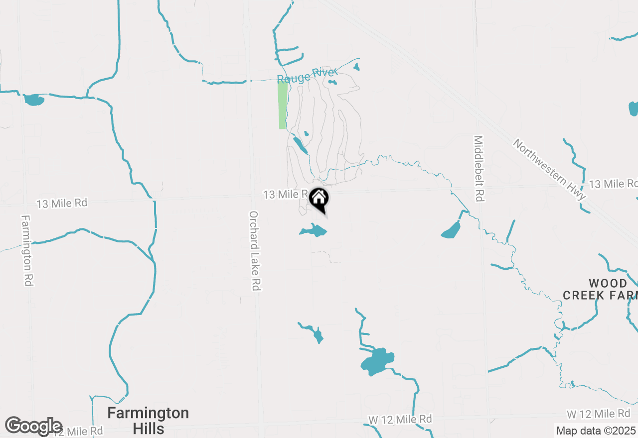 Map of 29426 Glen Oaks Boulevard W, Farmington Hills, MI 48334