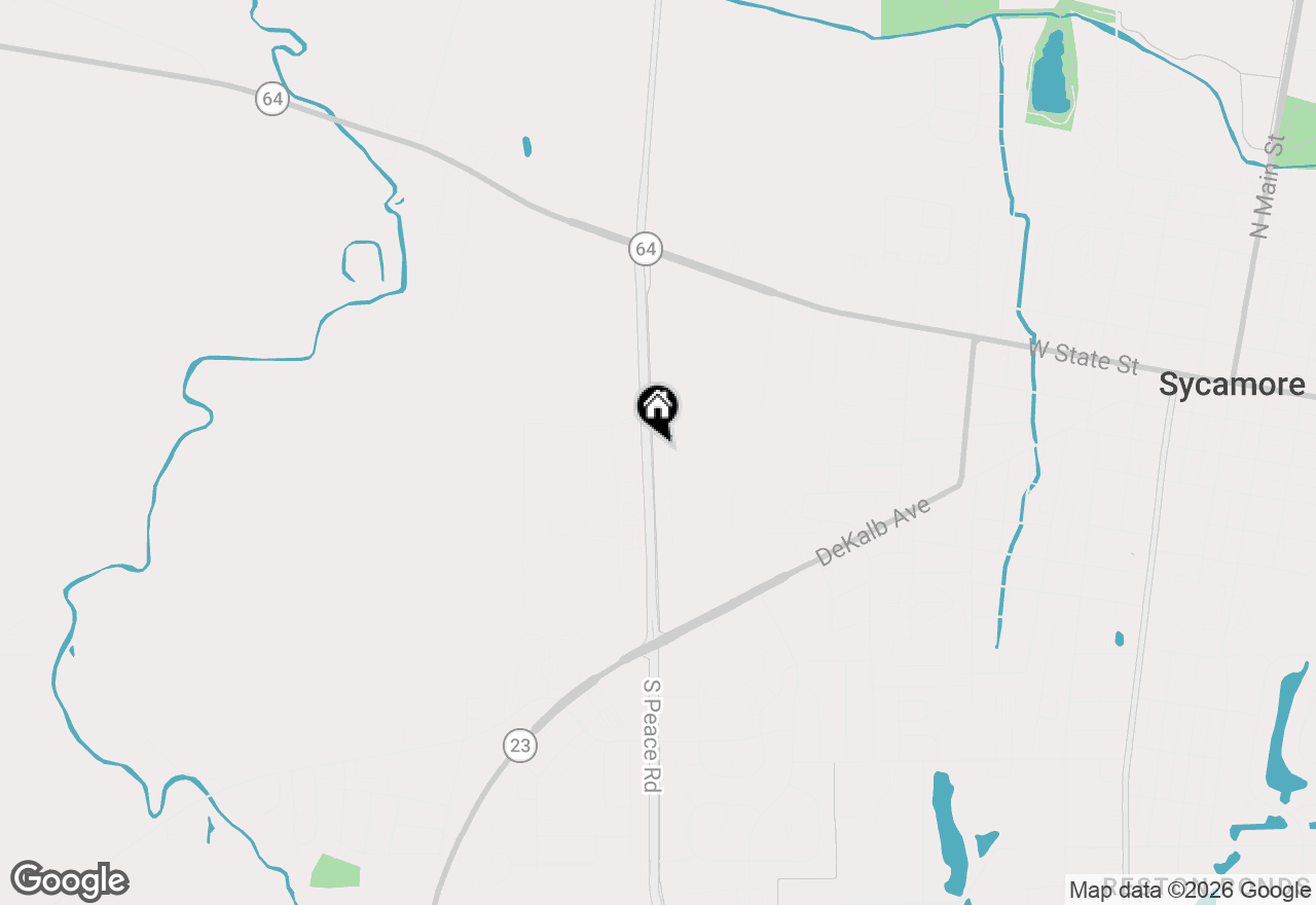 Map of 434 Peace Road #434, Sycamore, IL 60178