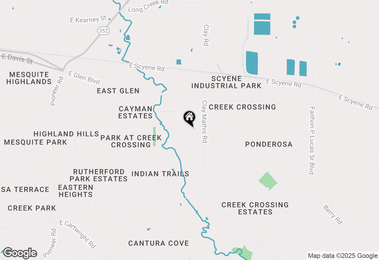 Map of 2333 Baretta Drive, Mesquite, TX 75181
