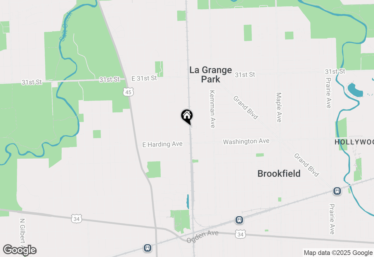 Map of 737 Barnsdale Road #1, La Grange Park, IL 60526