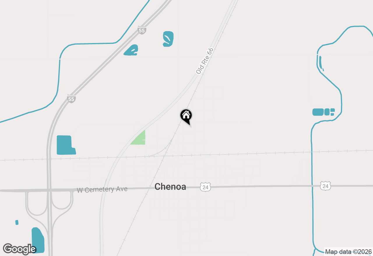 Map of 310 N 1st Avenue, Chenoa, IL 61726