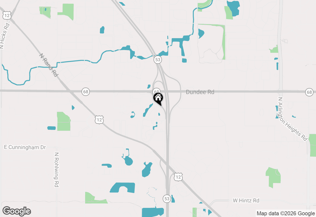 Map of 1472 Carol Court #3B, Palatine, IL 60074