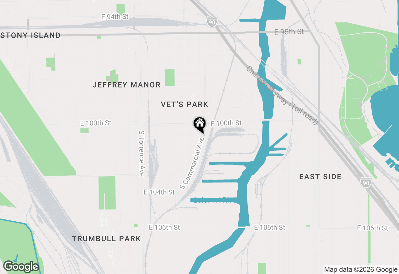 Map of 10046 S Commercial Avenue, Chicago, IL 60617