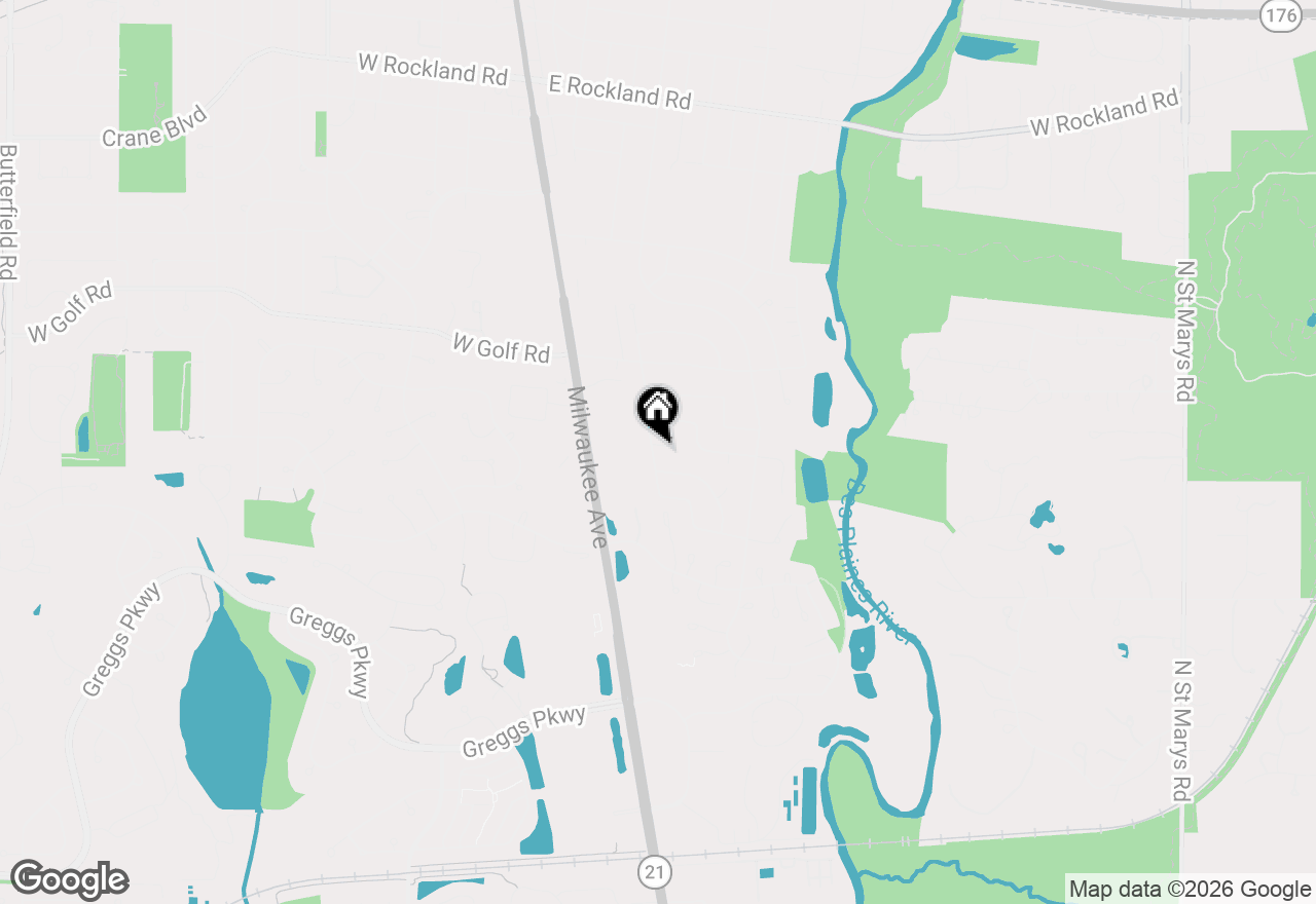 Map of 1120 Furlong Drive, Libertyville, IL 60048