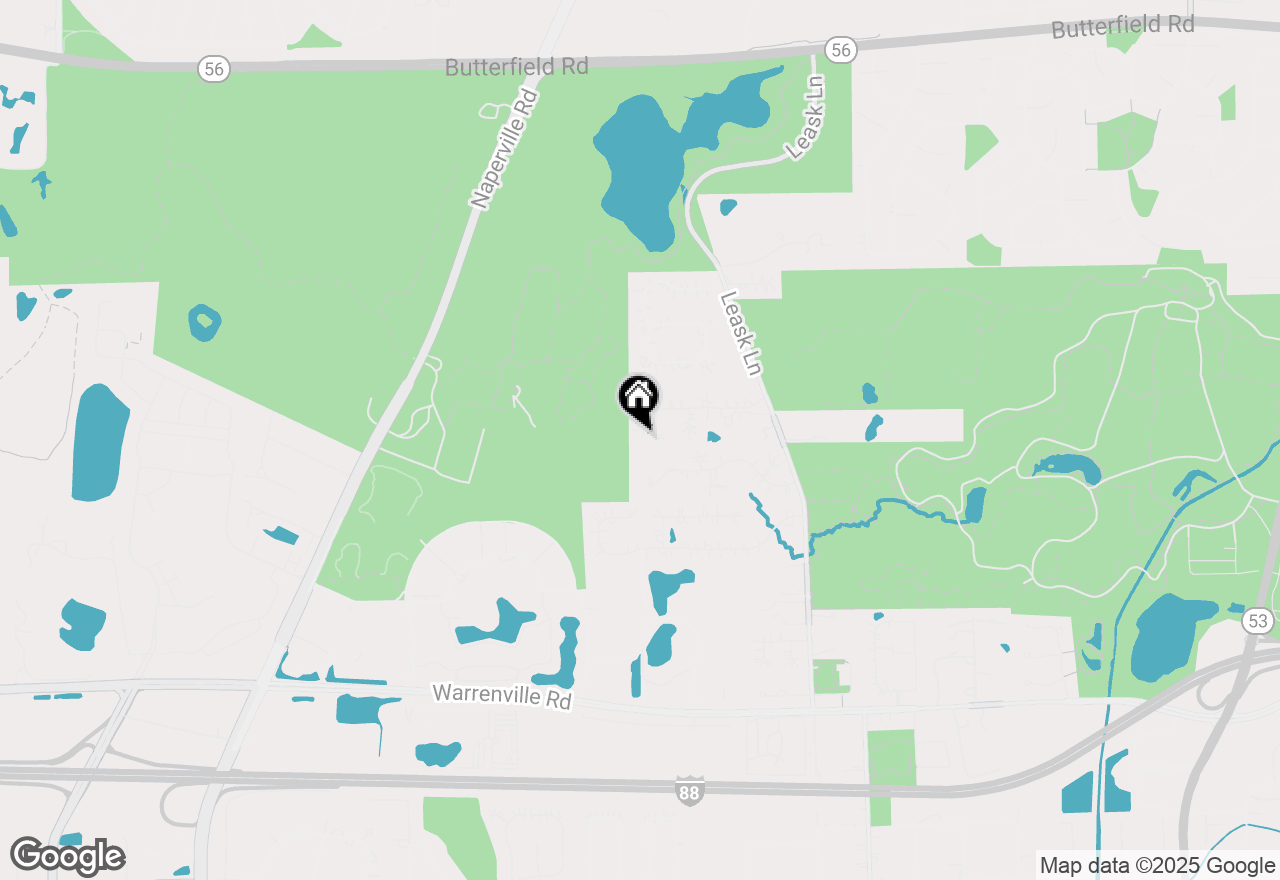 Map of 2255 Hills Oak Court, Lisle, IL 60532