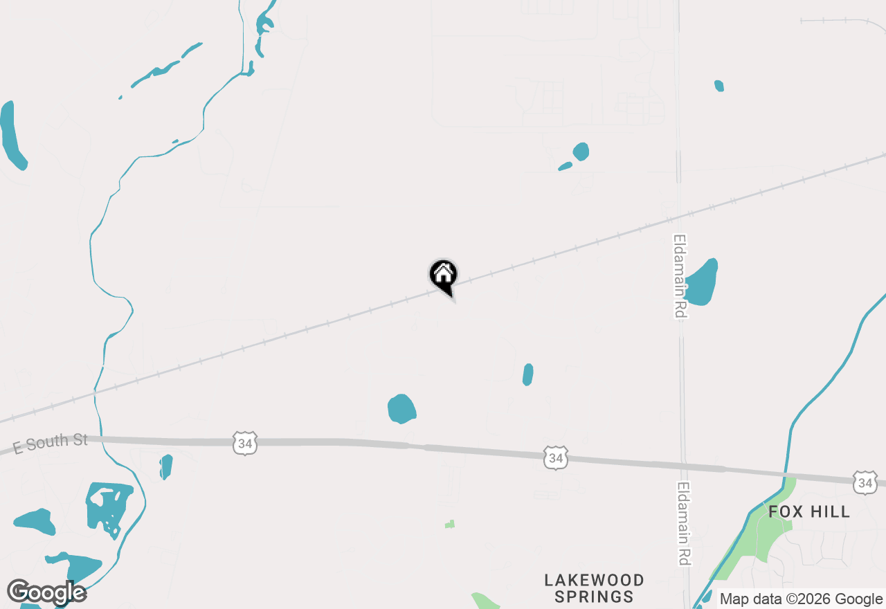 Map of 3404 Harris Lane, Plano, IL 60545