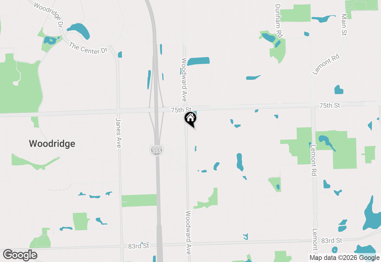 Map of 7605 Bristol Court #2-7, Woodridge, IL 60517