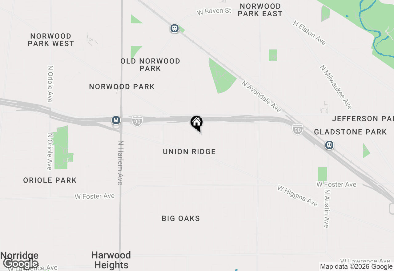 Map of 6761 W Talcott Avenue, Chicago, IL 60656