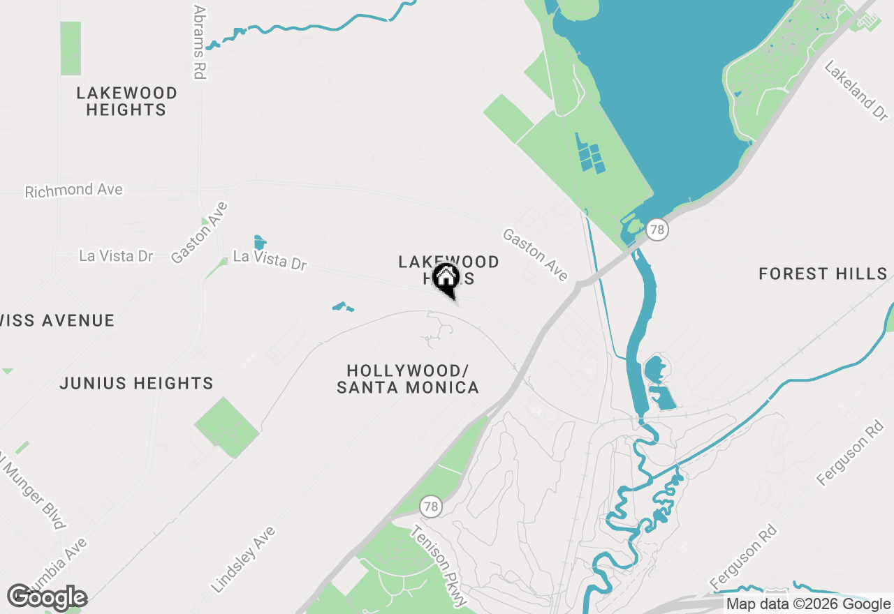 Map of 1811 Bermuda Street, Dallas, TX 75214