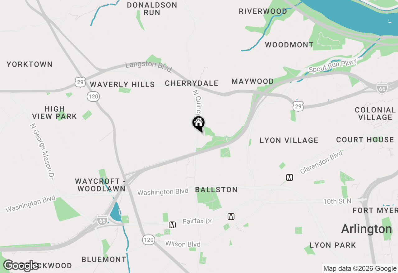 Map of 3917 17th Street N, Arlington, VA 22207