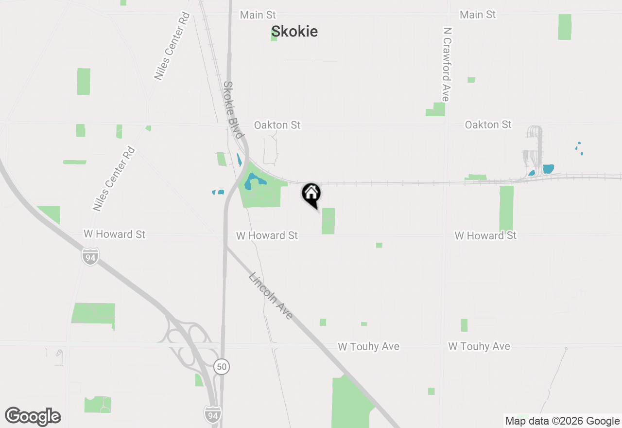 Map of 7645 Kilbourn Avenue, Skokie, IL 60076
