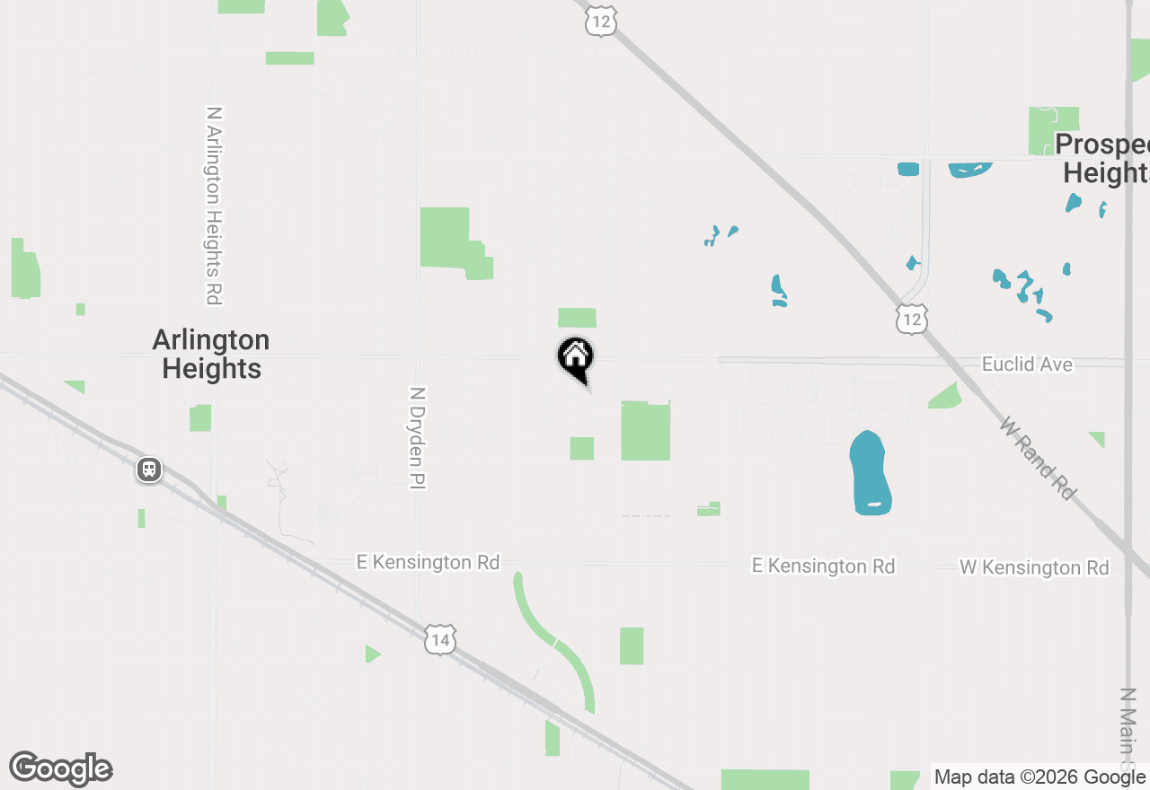 Map of (Address confidential), Arlington Heights, Illinois 60004