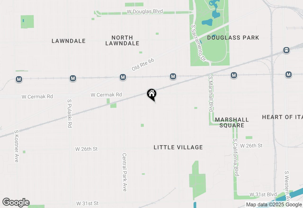 Map of 2245 S Homan Avenue, Chicago, IL 60623