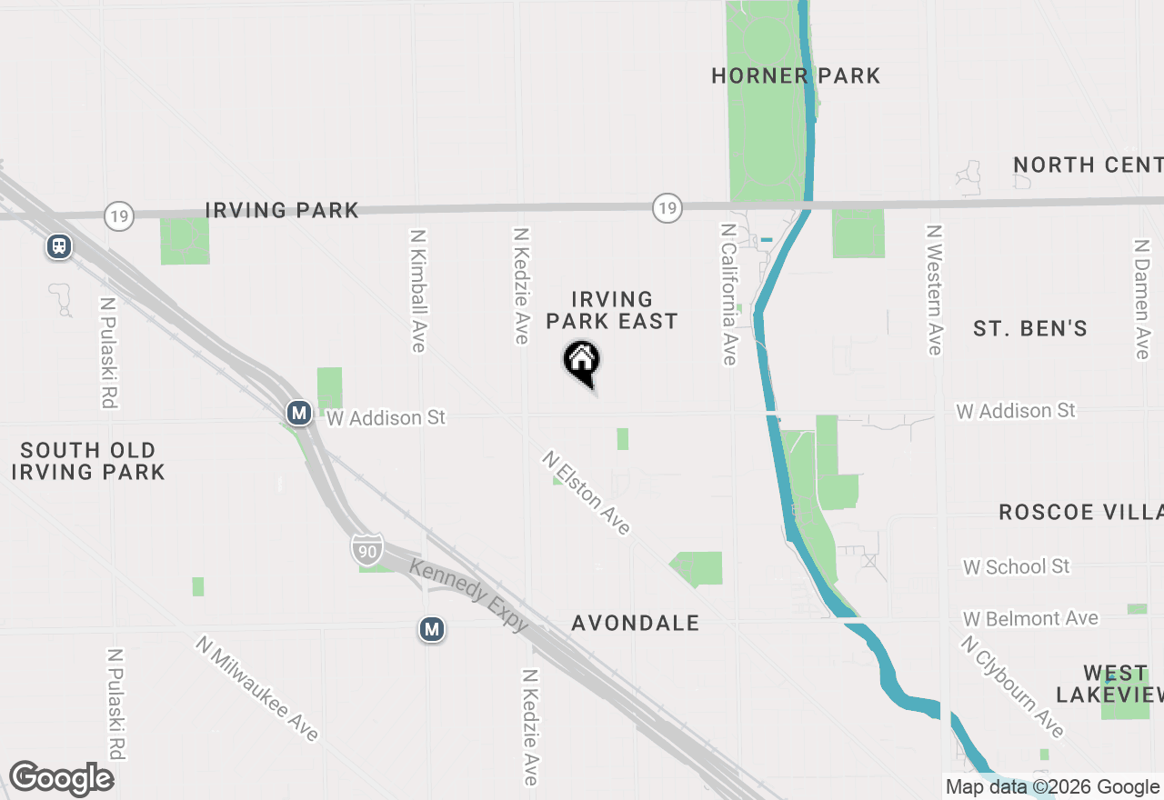Map of 3617 N Albany Avenue, Chicago, IL 60618