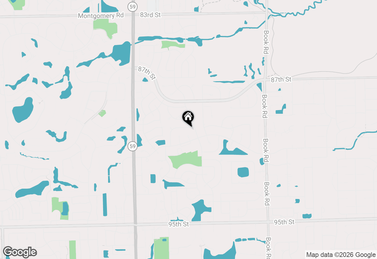 Map of 2612 Charlestowne Lane, Naperville, IL 60564