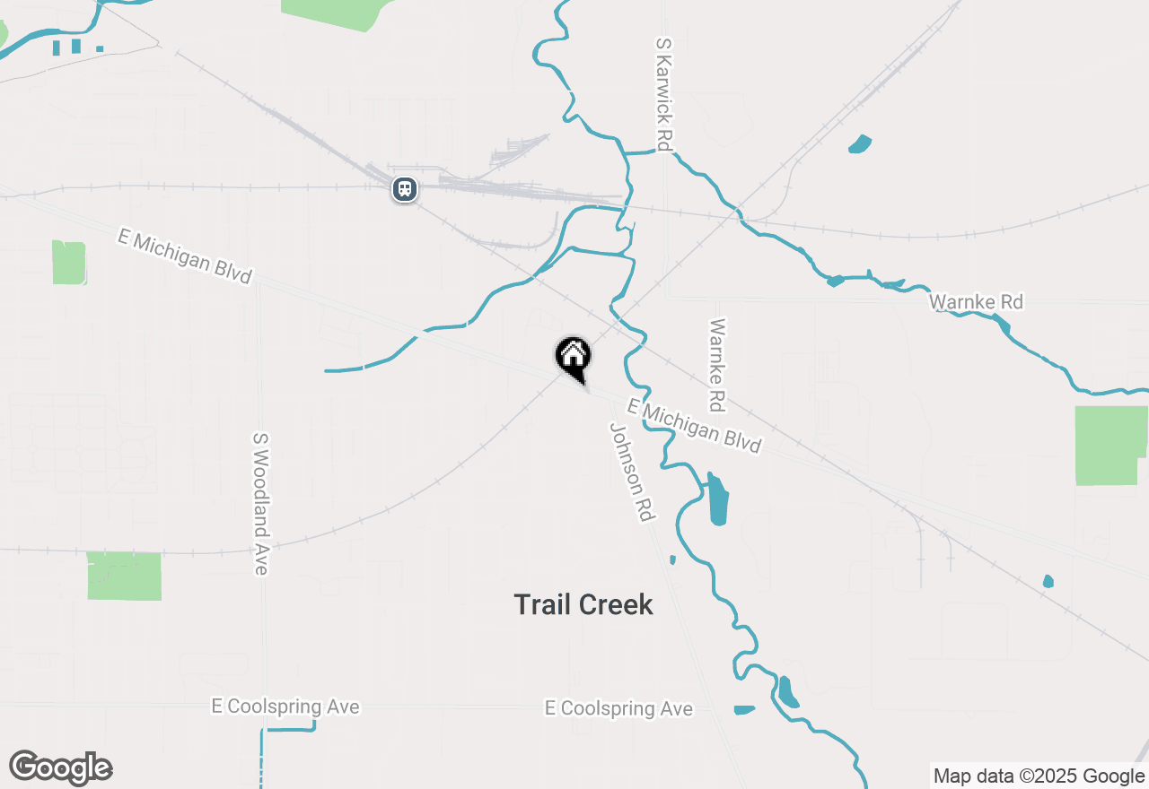 Map of 2905 E Michigan Boulevard, Trail Creek, IN 46360