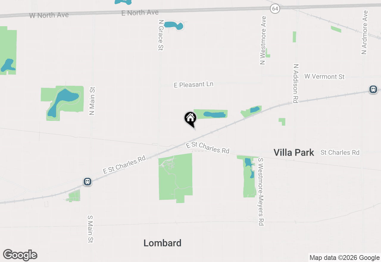 Map of 520 E Prairie Avenue, Lombard, IL 60148