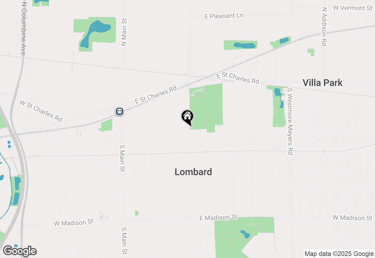 Map of 190 S Grace Street, Lombard, IL 60148