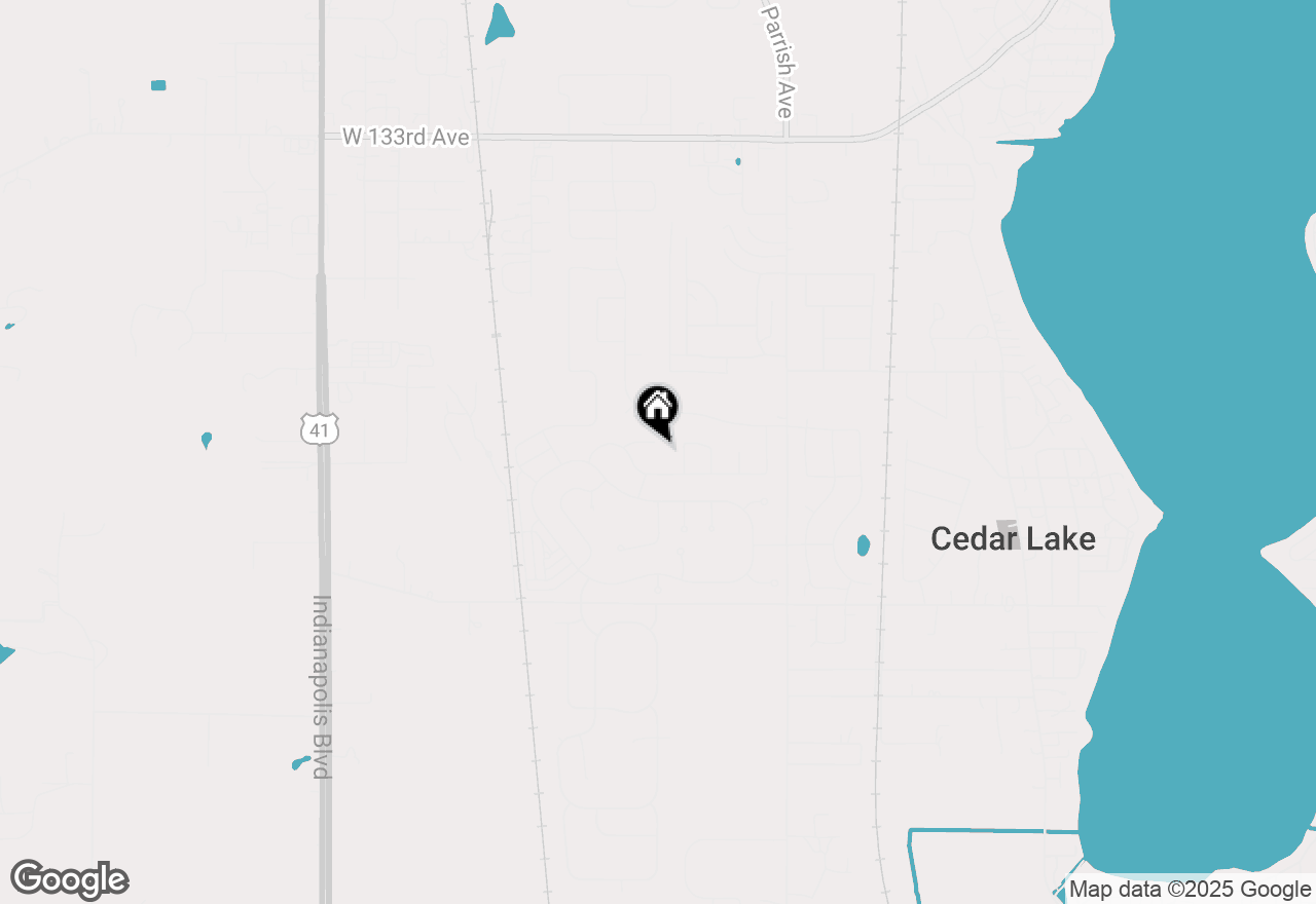 Map of 10143 Sumter Court, Cedar Lake, IN 46303