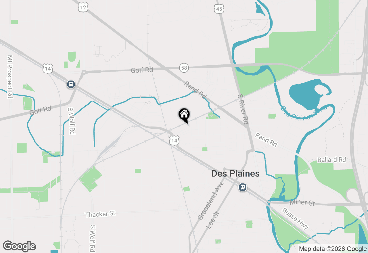 Map of 1188 Colfax Avenue, Des Plaines, IL 60016