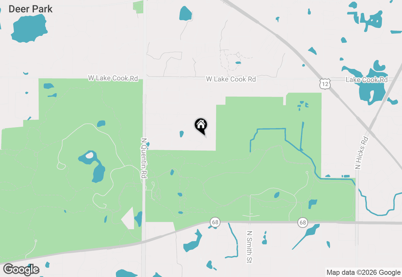 Map of 460 W Haleys Hill Court, Palatine, IL 60074