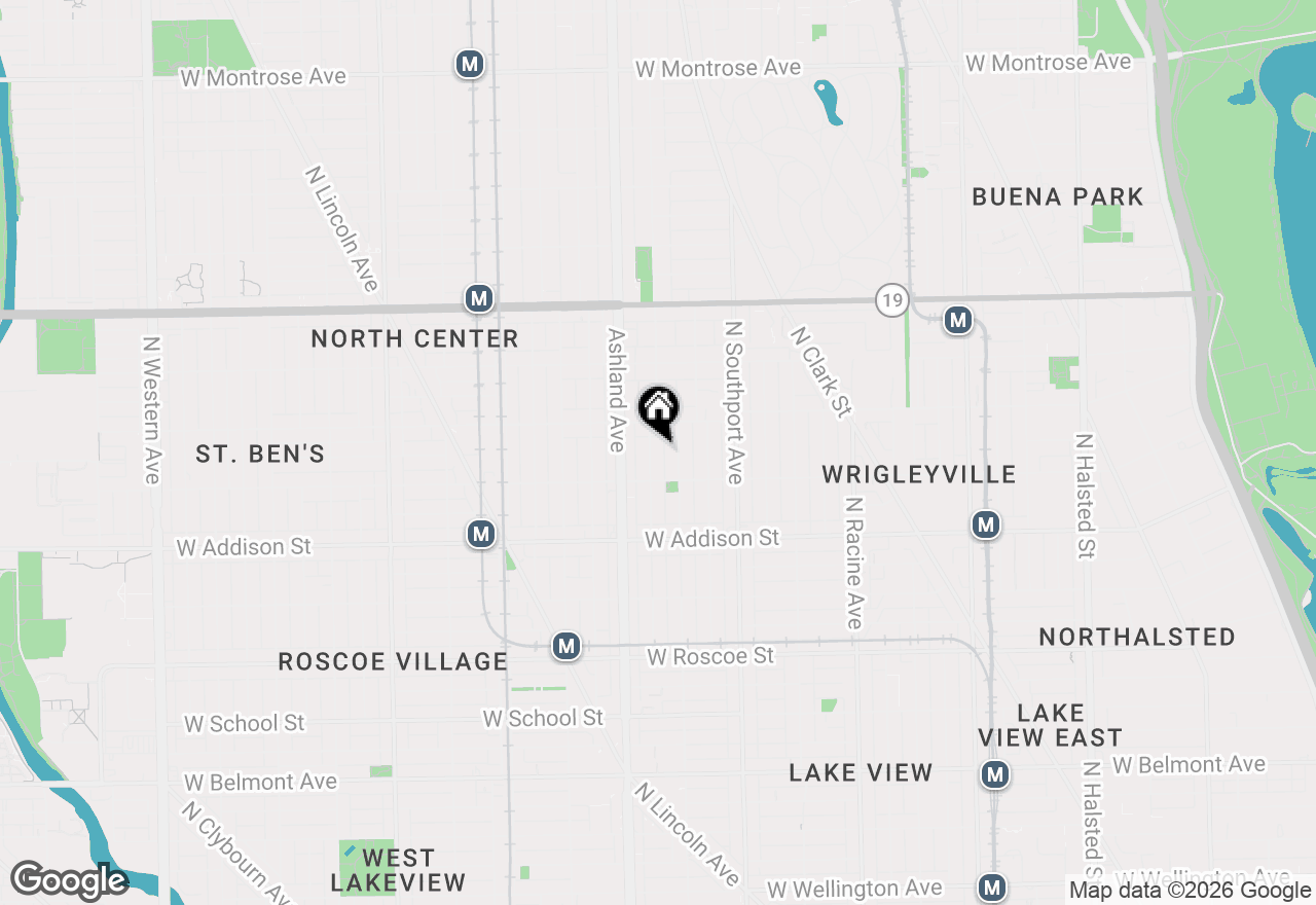 Map of 3729 N Bosworth Avenue, Chicago, IL 60613