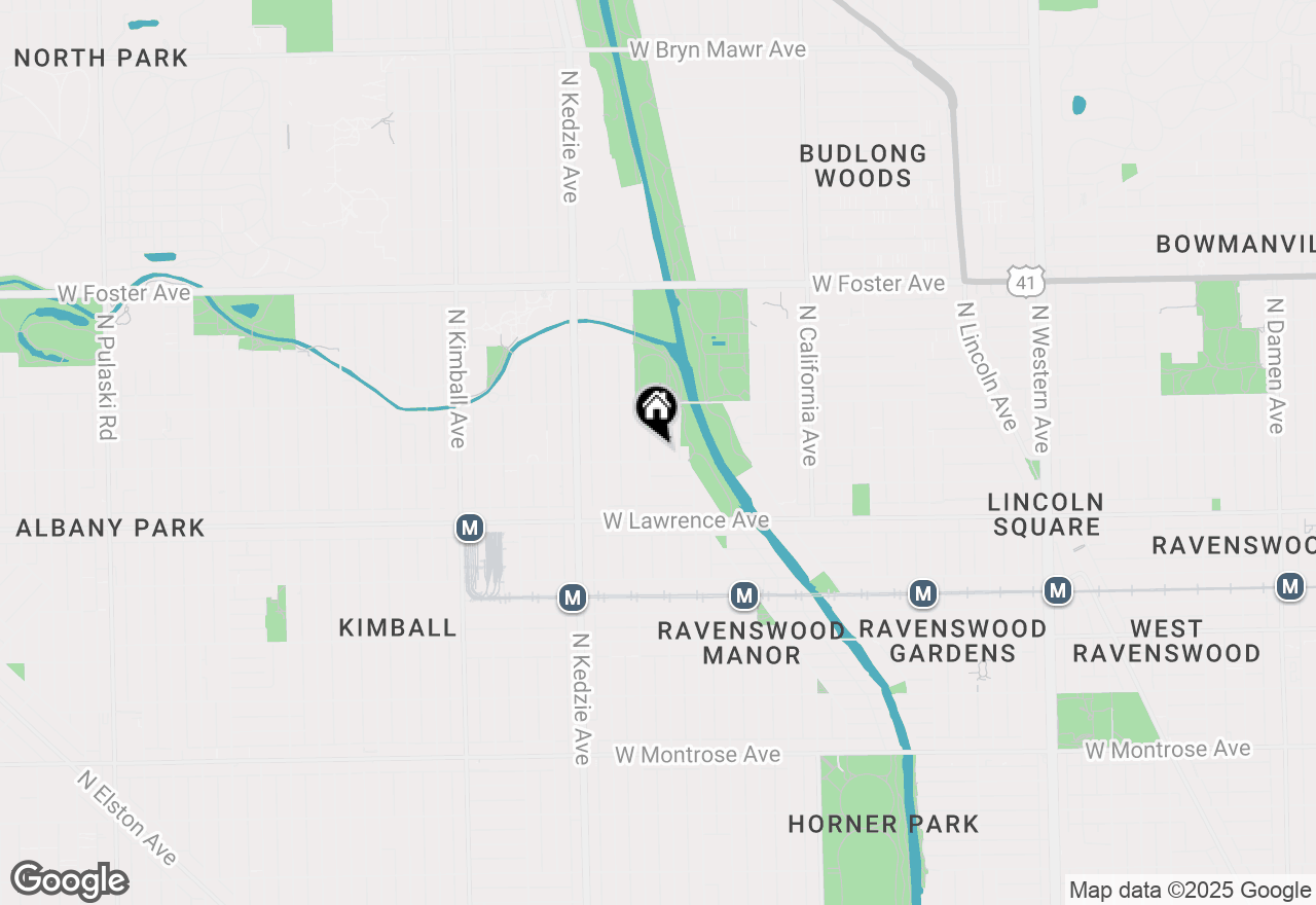 Map of 4906 N Whipple Street #1, Chicago, IL 60625