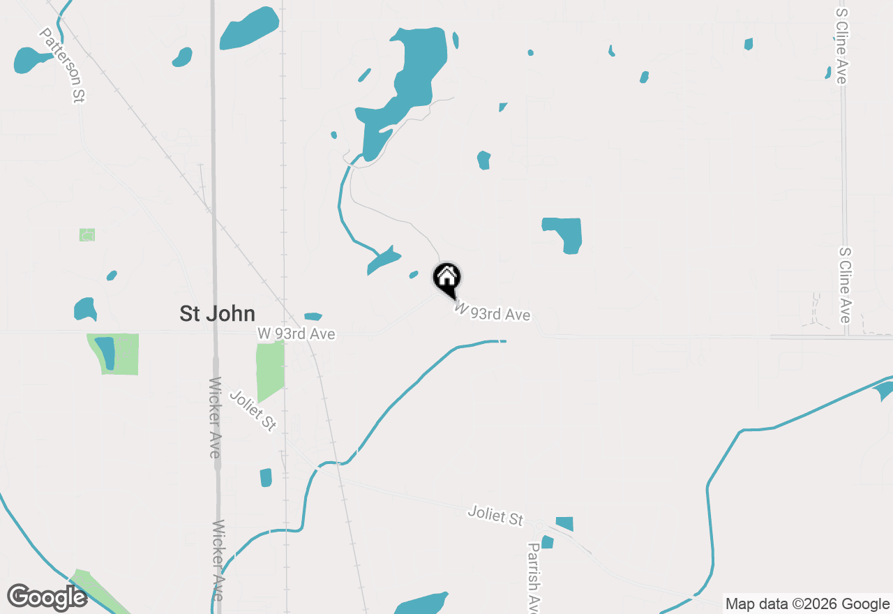 Map of 10023 W 93rd Avenue, St. John, IN 46373