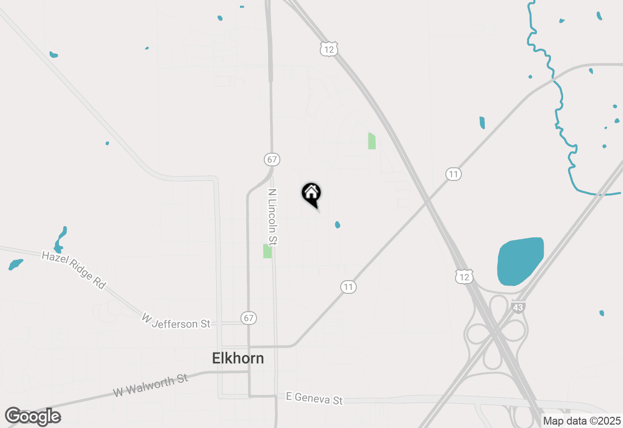 Map of 410 E 3rd Ave, Elkhorn, WI 53121