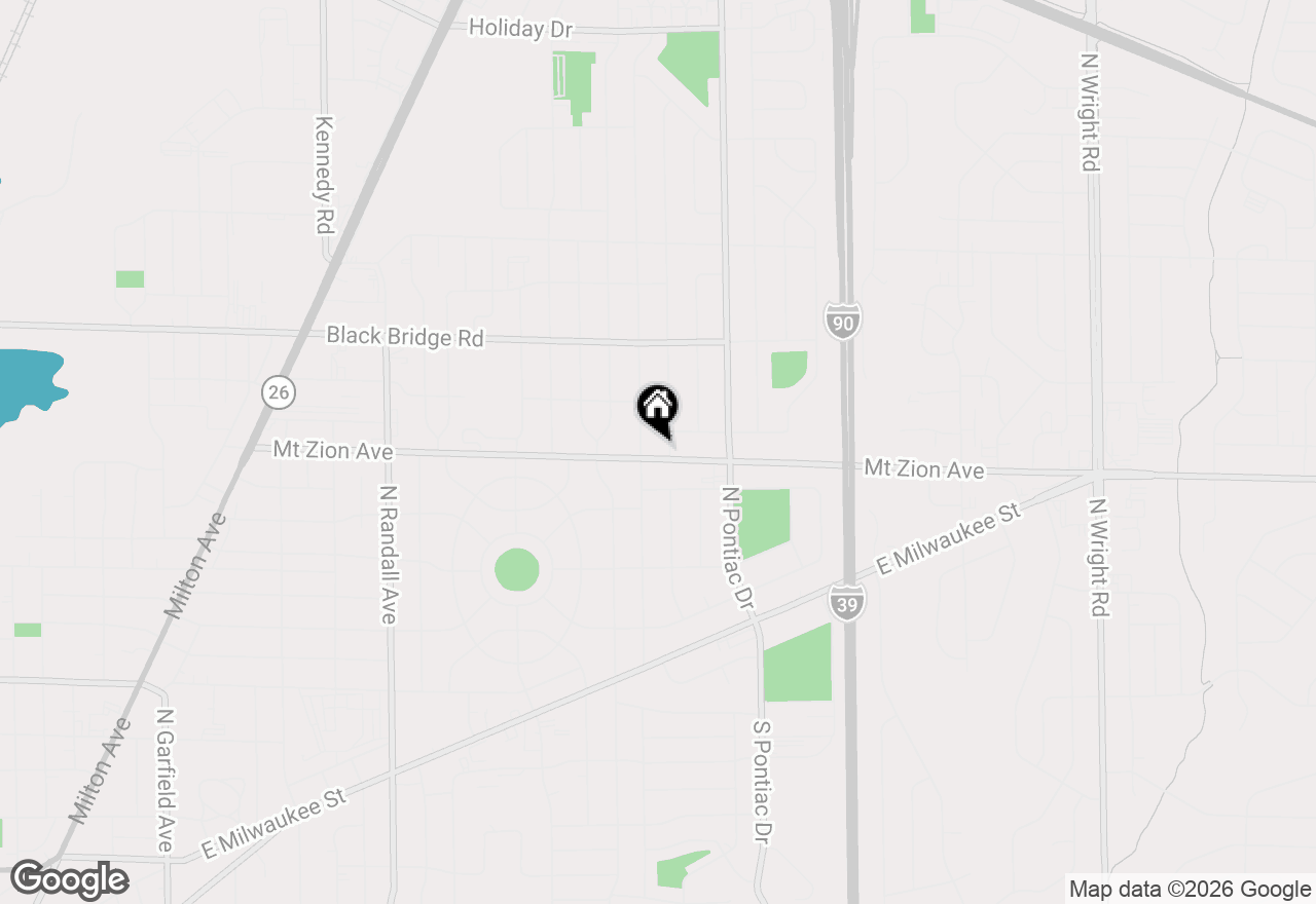 Map of 2415-2419 Mt.zion Avenue, Janesville, WI 53545