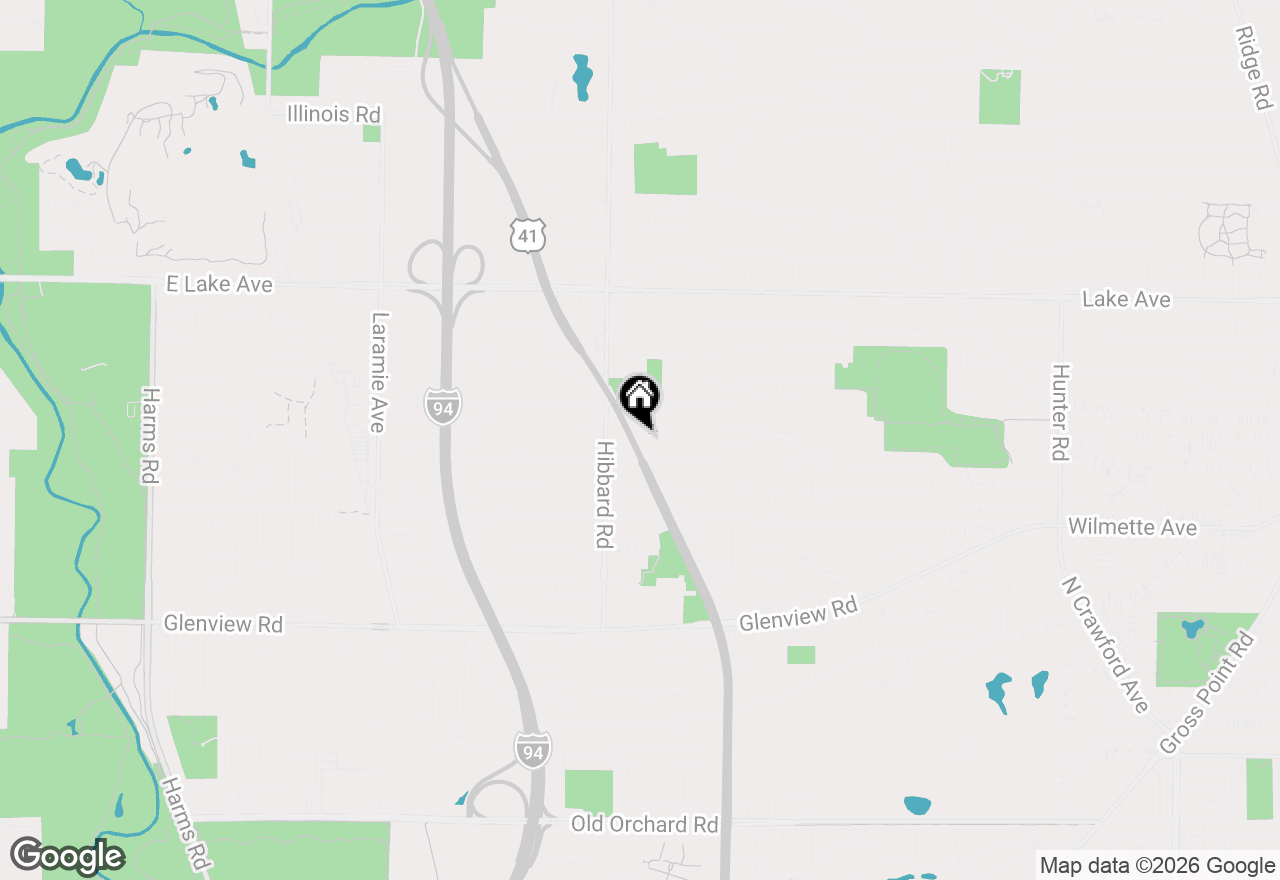 Map of 3021 Highland Avenue, Wilmette, IL 60091