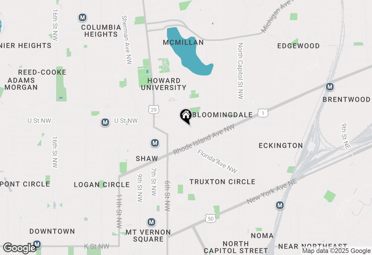 Map of 1903 4th Street Nw, Washington, DC 20001