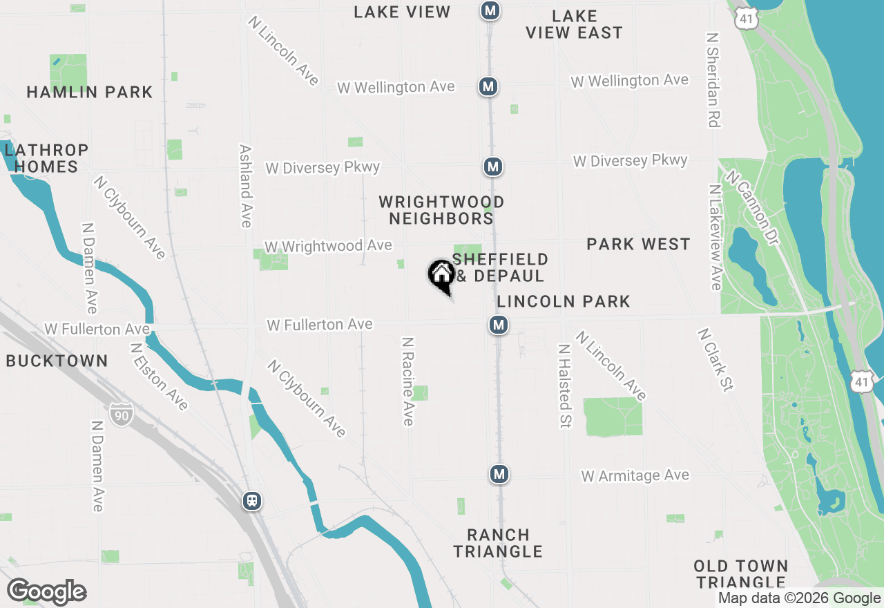 Map of 2426 N Seminary Avenue, Chicago, IL 60614