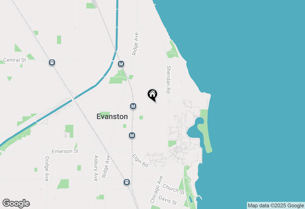 Map of 720 Noyes Street #C2, Evanston, IL 60201