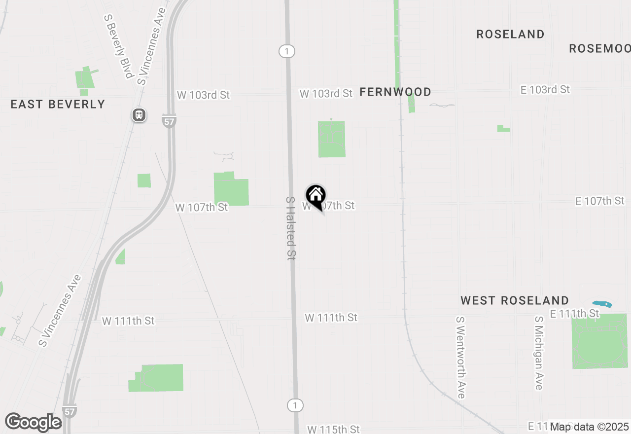 Map of 10722 S Union Avenue, Chicago, IL 60628