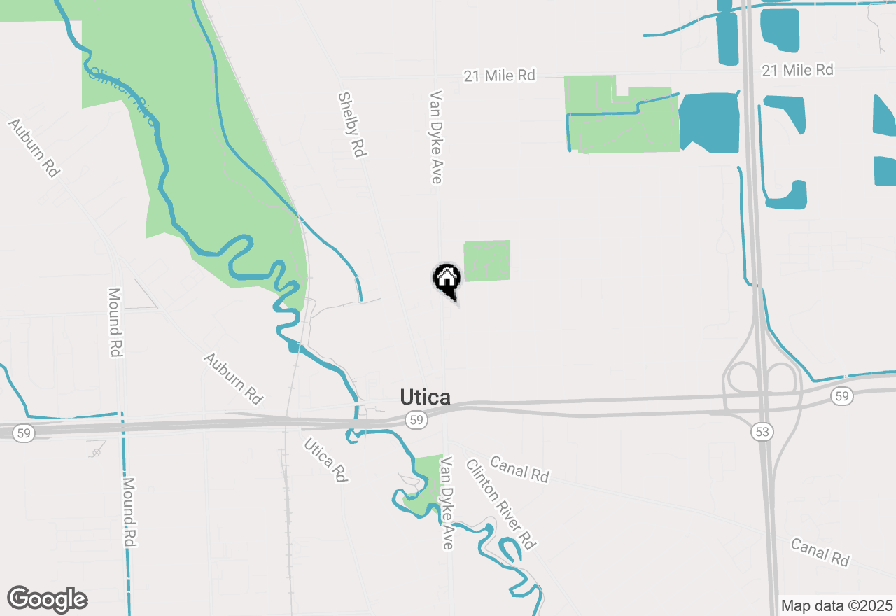 Map of 45510 Van Dyke Avenue, Utica, MI 48317