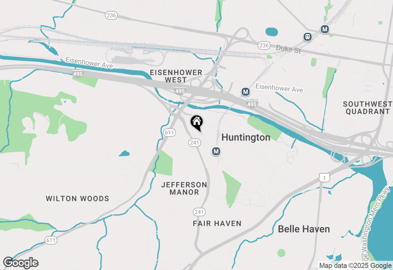 Map of 2632 Ft Farnsworth Road #1B, Alexandria, VA 22303