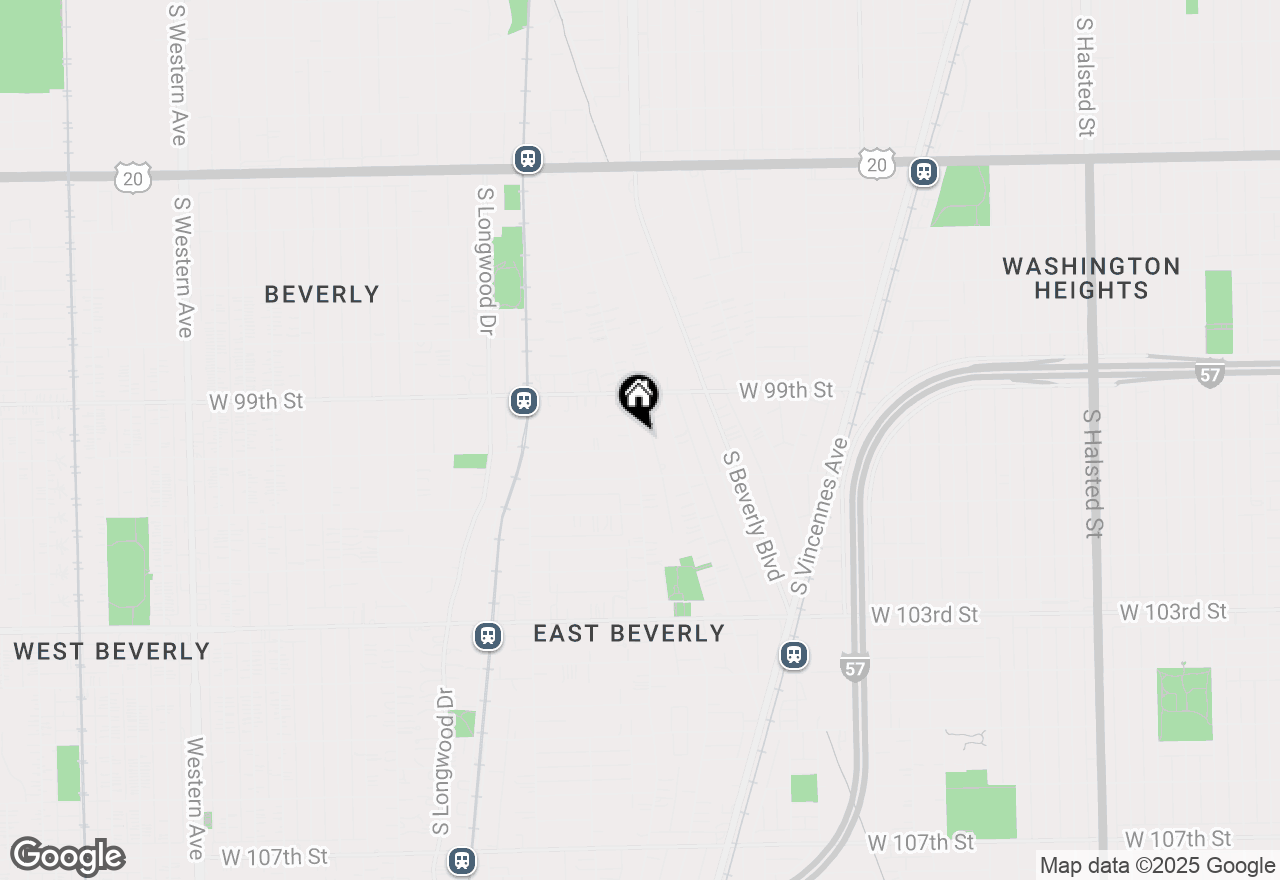 Map of 9953 S Prospect Avenue, Chicago, IL 60643