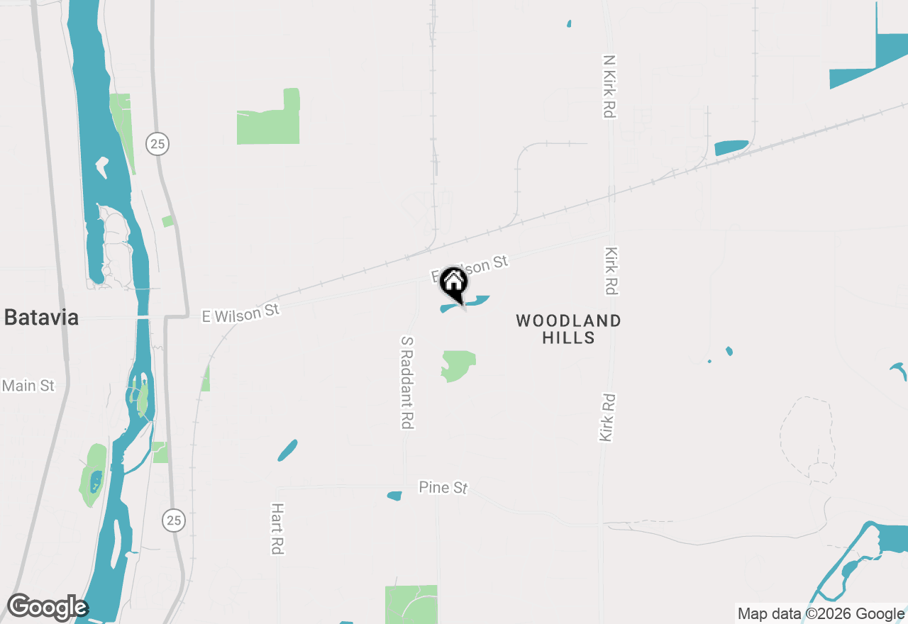 Map of 261 Johnson Woods Drive, Batavia, IL 60510