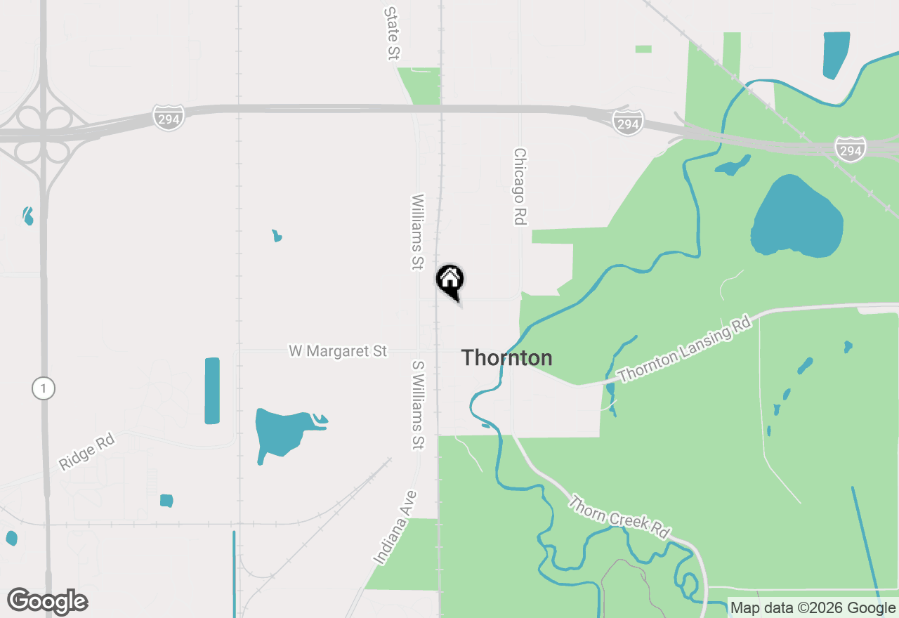 Map of 214 N Hunter Street, Thornton, IL 60476