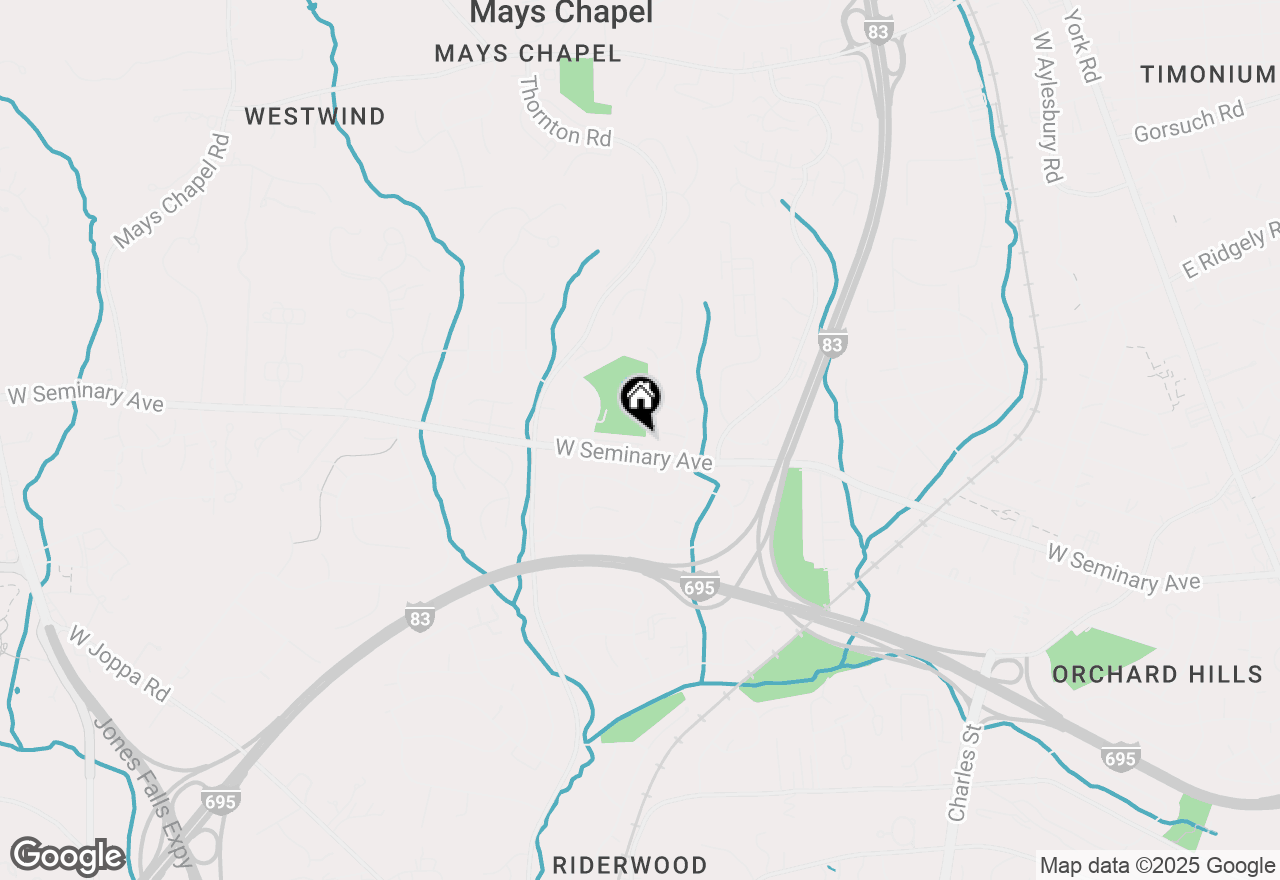 Map of 912 W Seminary Avenue, Lutherville Timonium, MD 21093
