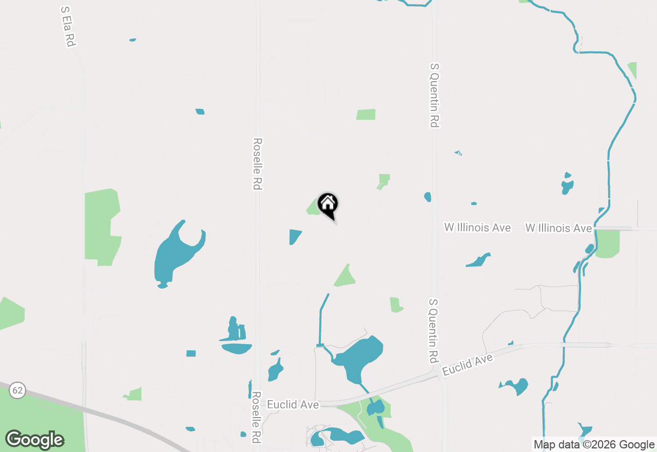 Map of 1145 Hunting Drive W, Palatine, IL 60067