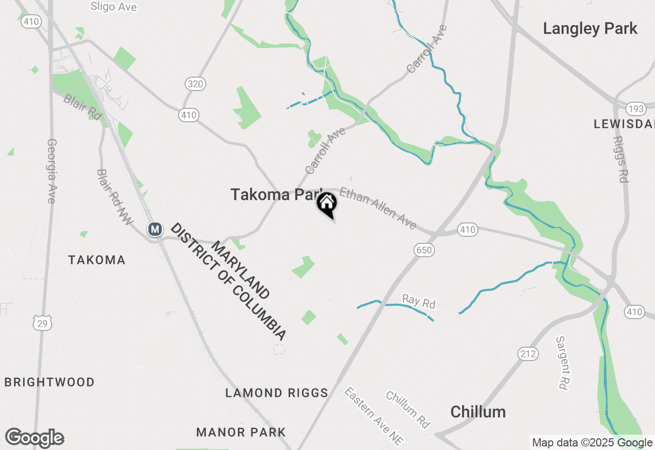 Map of 7013 Sycamore Avenue, Takoma Park, MD 20912