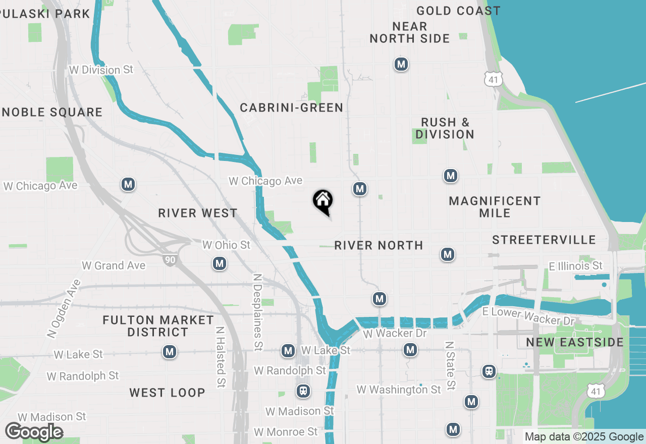Map of 375 W Erie Street #314, Chicago, IL 60654
