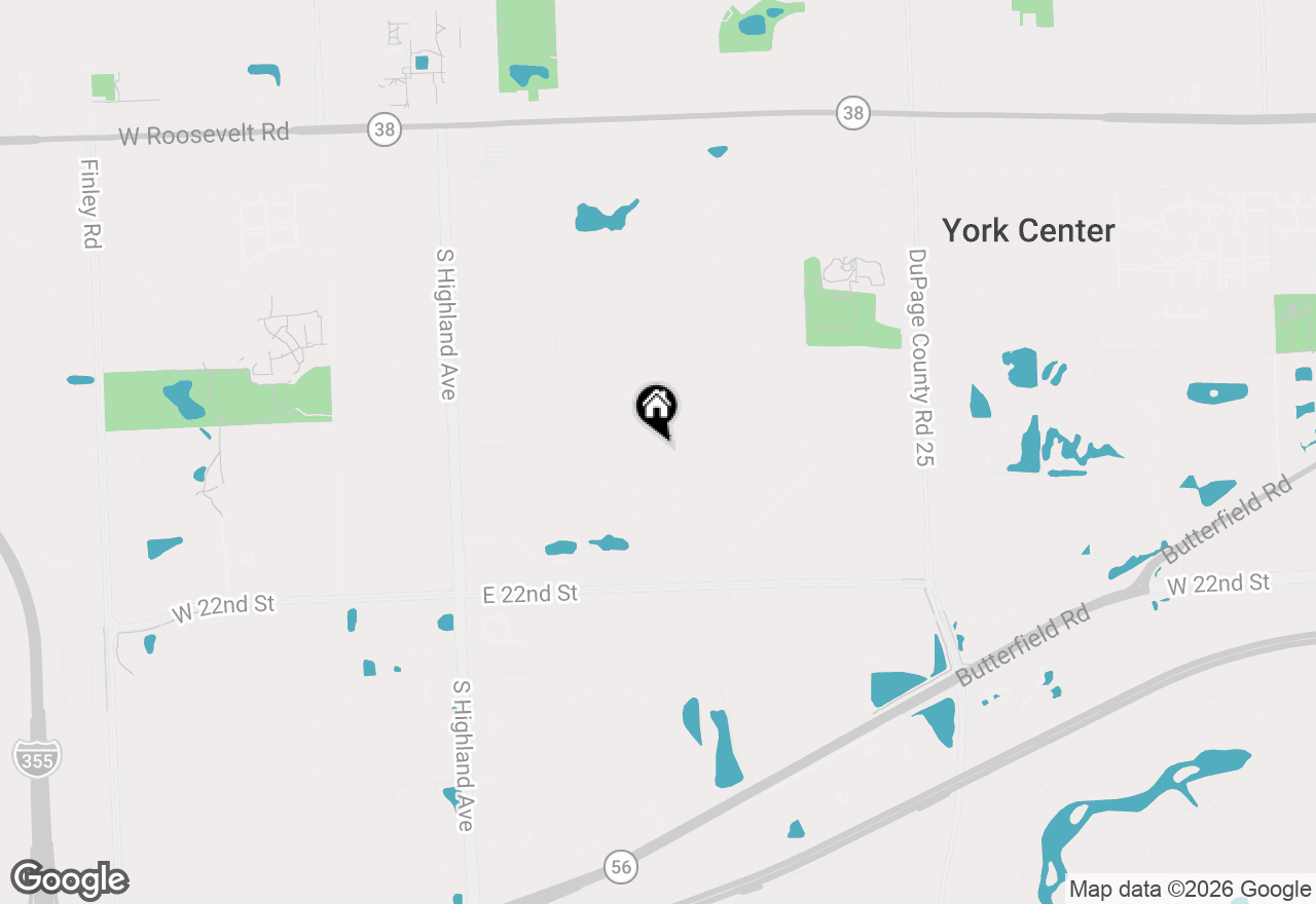 Map of 531 Graywood Drive, Lombard, IL 60148