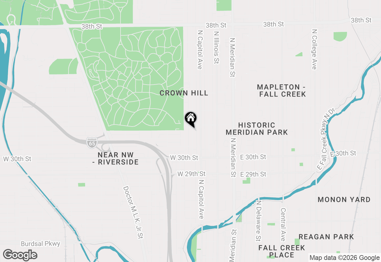 Map of 3160 Graceland Avenue, Indianapolis, IN 46208