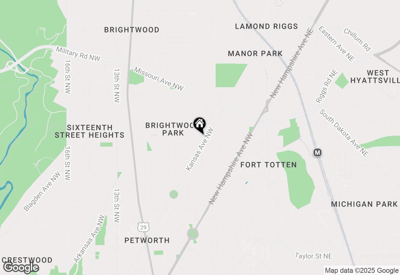 Map of 413 Hamilton Street Nw, Washington, DC 20011